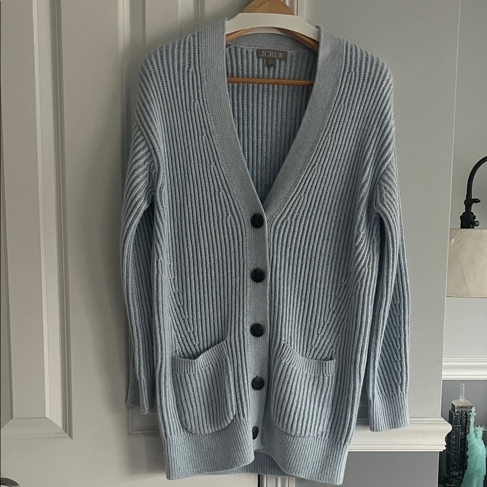 J. Crew Women's V -neck Ribbed Cardigan size XXS